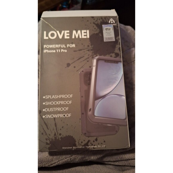 LOVE MEI Protective‎ Waterproof Aluminum Metal Case Cover For iPhone 11 Pro Max - Picture 2 of 6